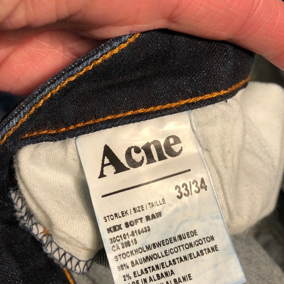 Acne kex raw soft jean. - Picture 6 of 6